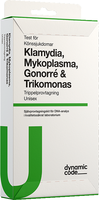 Test för Fyra könssjukdomar – genitalt, oralt, analt